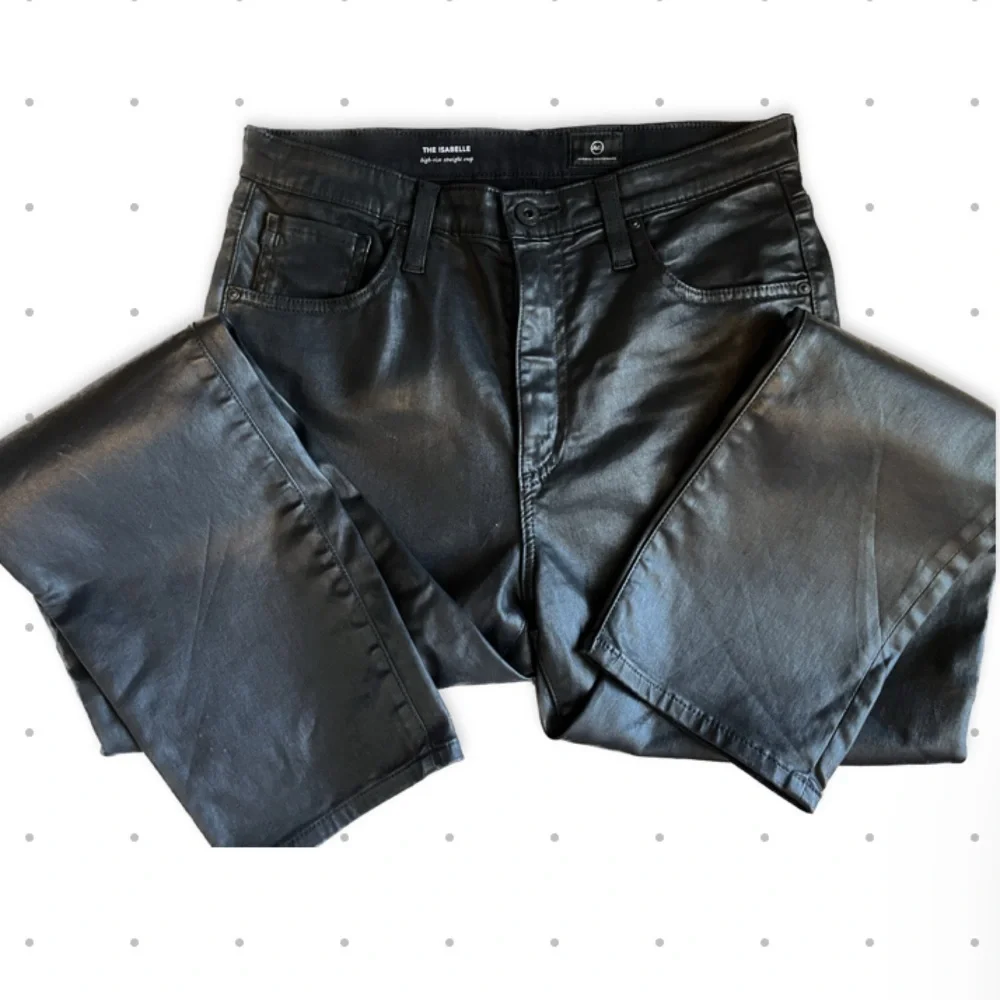 Adriano Goldschmidt “The Isabelle” Faux black leather. Size 29R